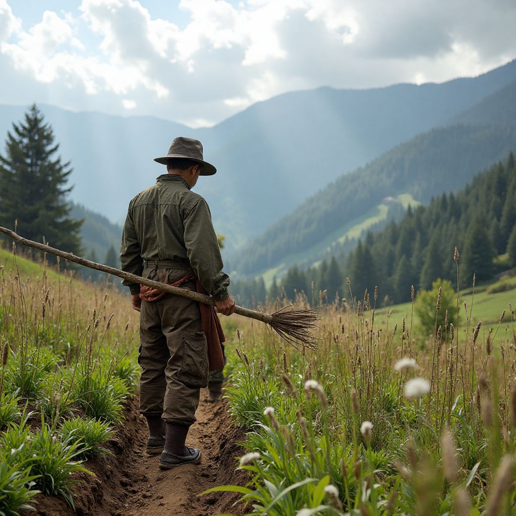 Traditional sustainable farming practices in Romania